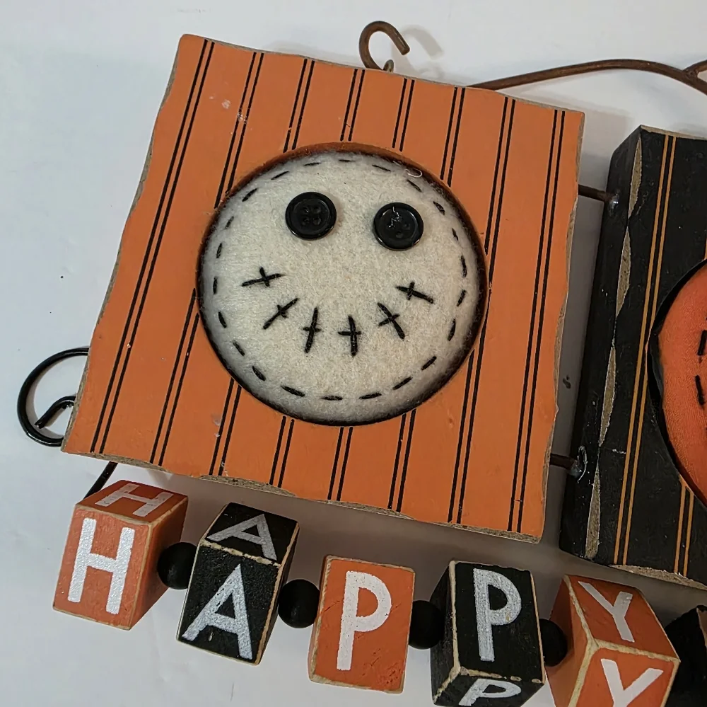 Halloween themed wall